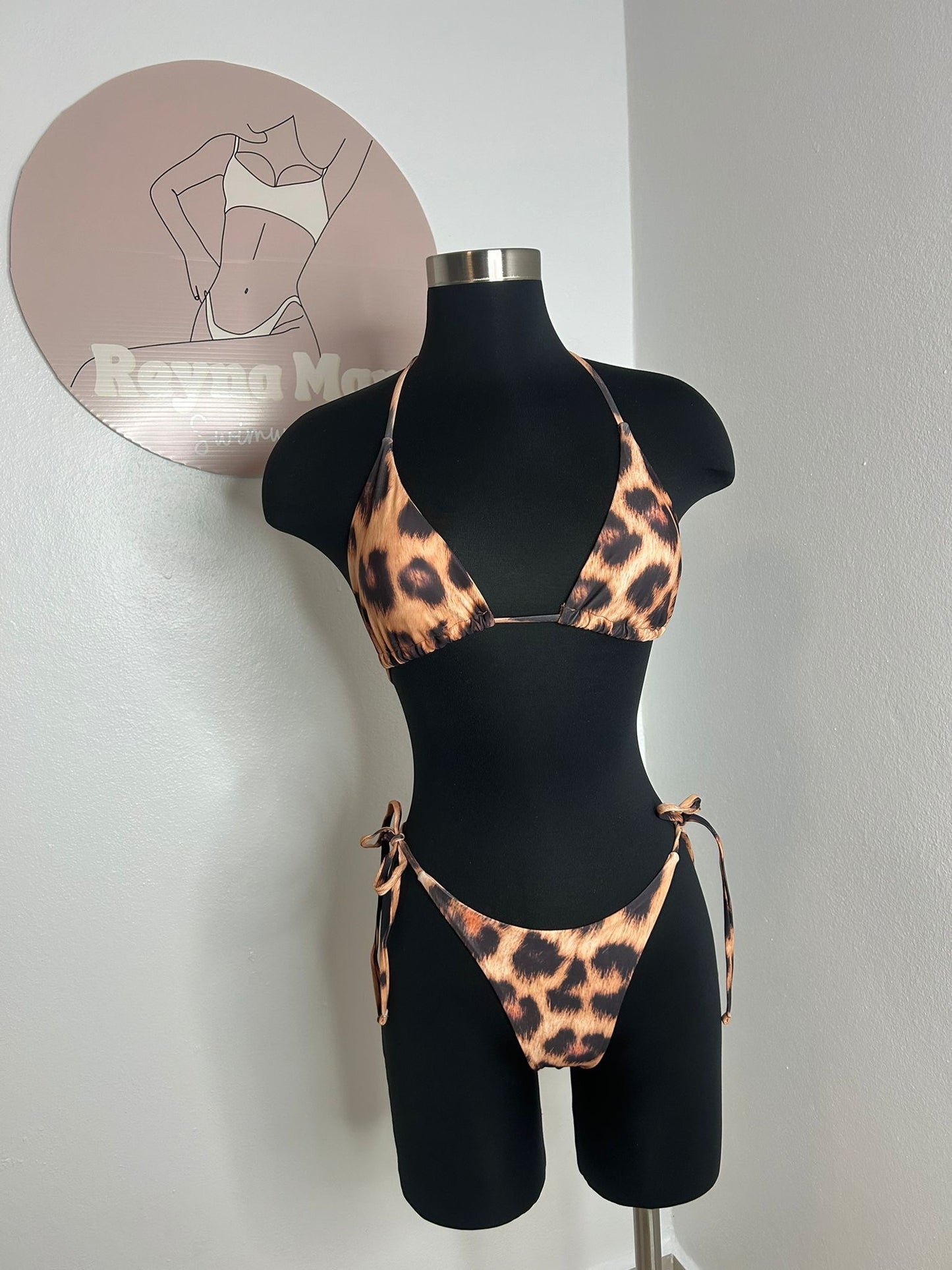 Leopard Sexy Long Dress Set