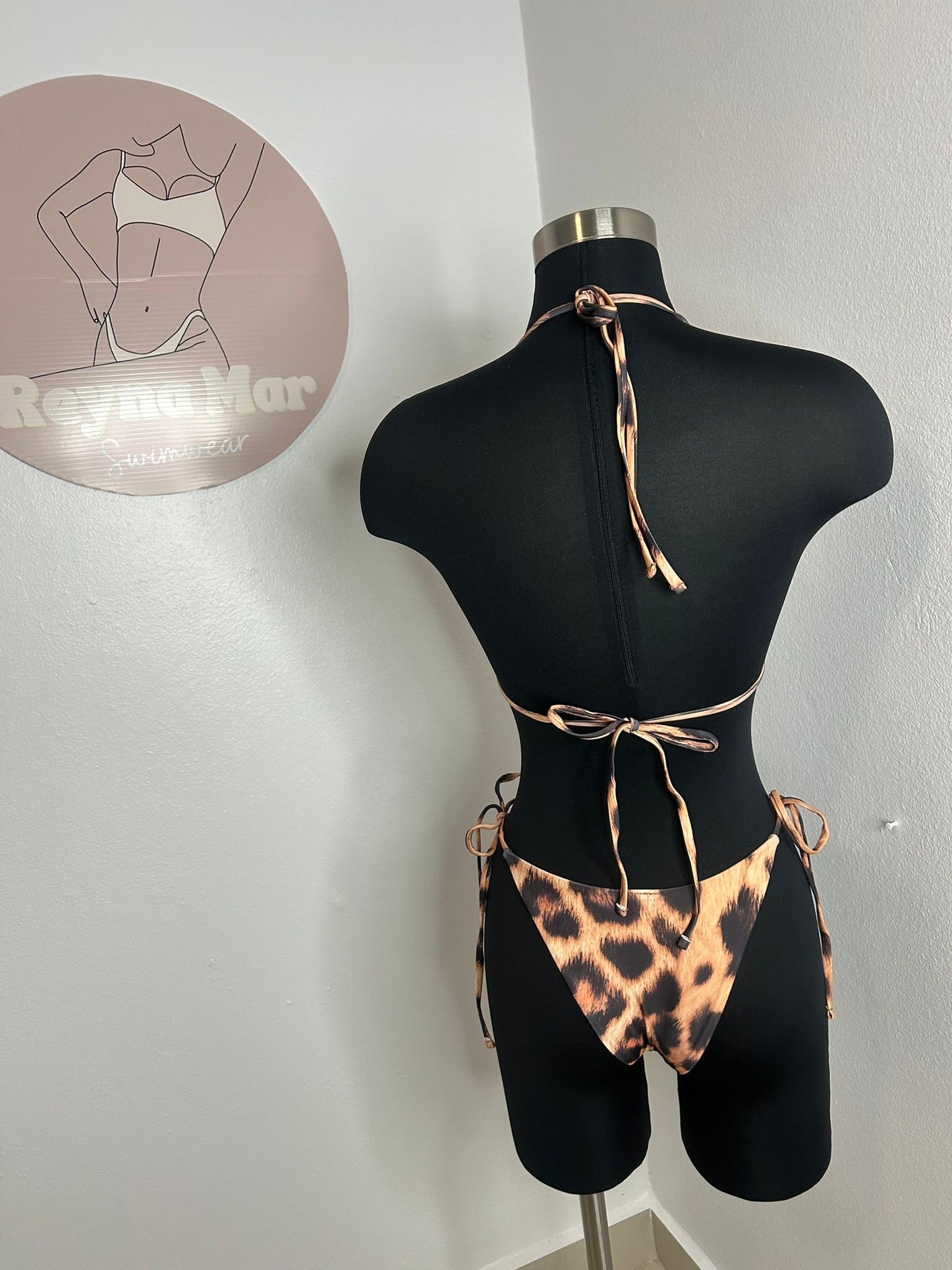 Leopard Sexy Long Dress Set